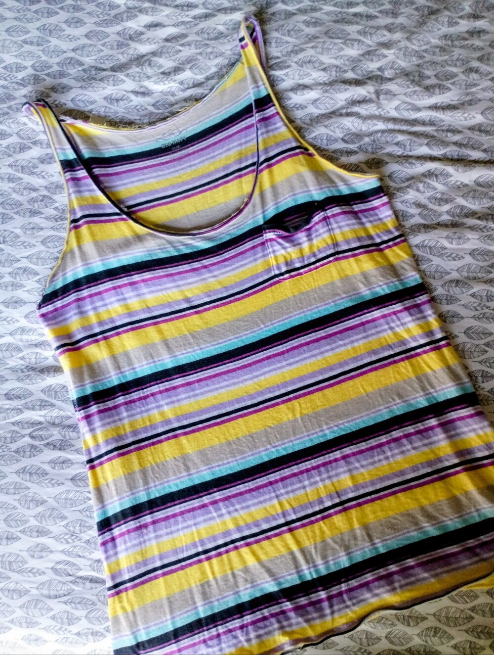 Women's striped tank